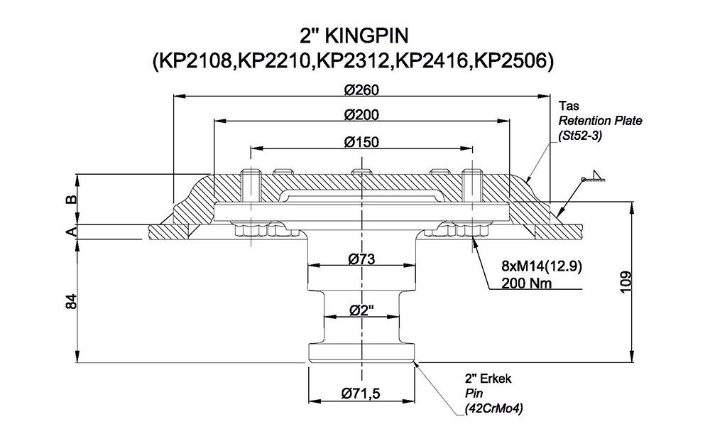 2″ King Pin